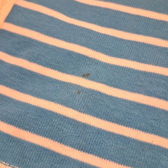 Hanna Andersson girls size 100 or 4 blue and white striped bike shorts 2 spots - Picture 3 of 6